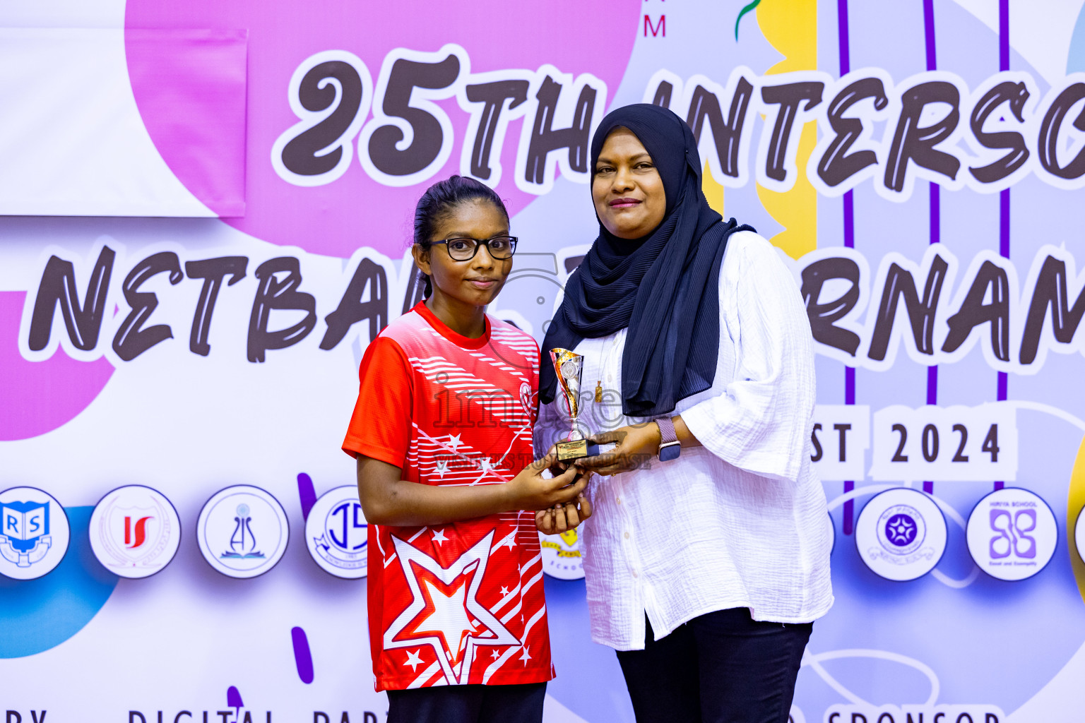 Day 2 of 25th Inter-School Netball Tournament was held in Social Center at Male', Maldives on Saturday, 10th August 2024. Photos: Nausham Waheed / images.mv