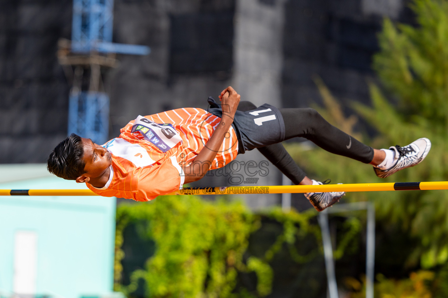 Day 2 of MWSC Interschool Athletics Championships 2024 held in Hulhumale Running Track, Hulhumale, Maldives on Sunday, 10th November 2024. 
Photos by:  Hassan Simah / Images.mv