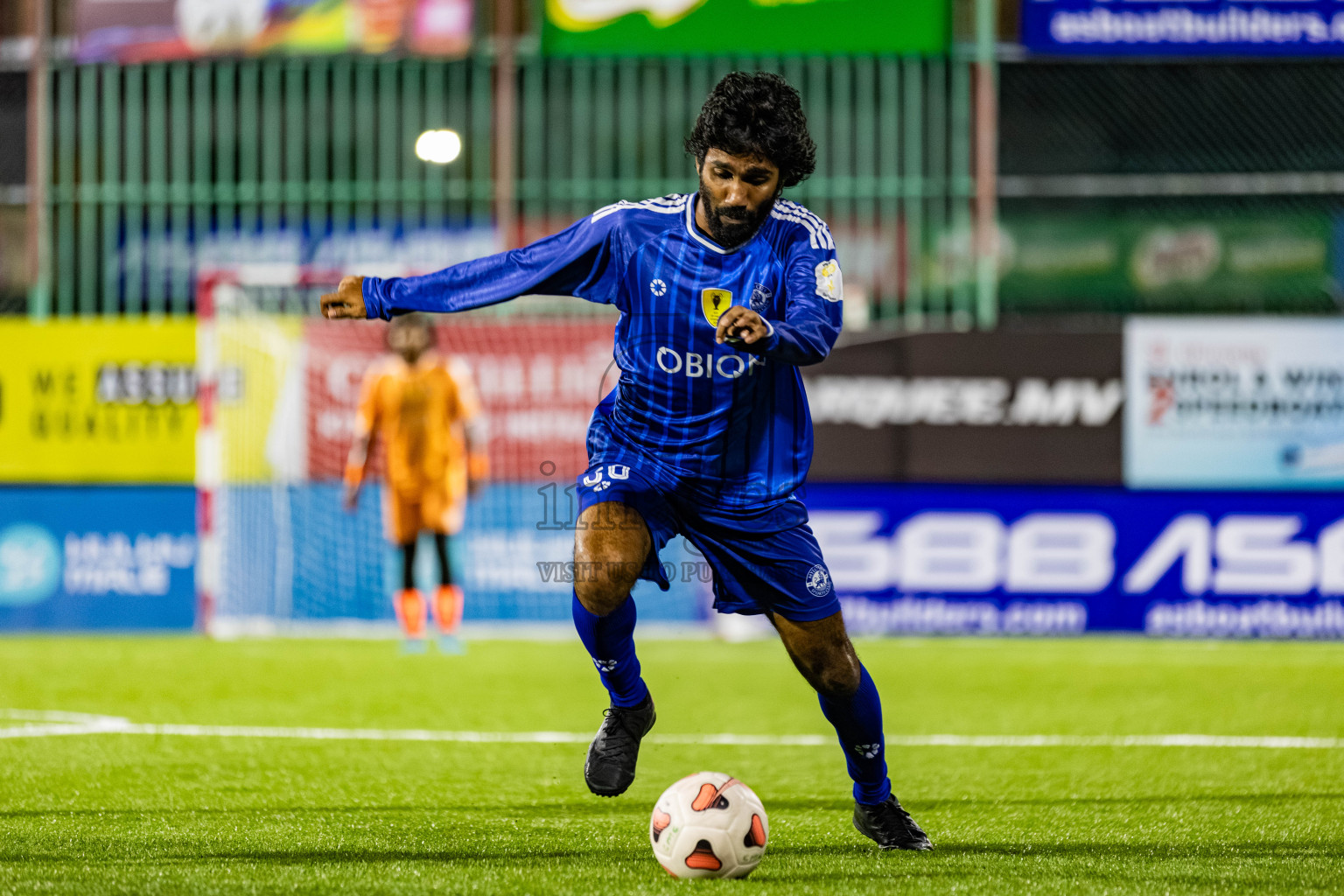 Team Naivaadhoo vs Mylo City Sports Club in Kings Cup of Club Maldives Cup 2025 held in Rehendi Futsal Ground, Hulhumale', Maldives on Monday, 1st September 2025. Photos: Areef, Yasna / images.mv