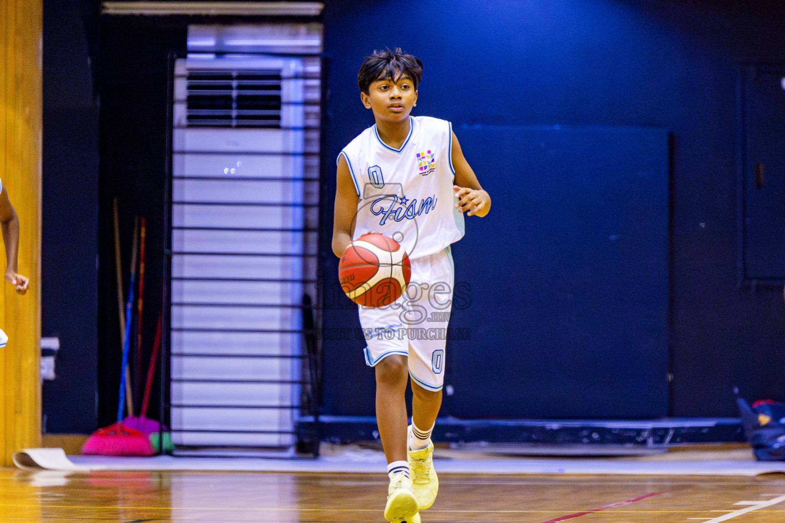 Ghiyasuddin International School vs Finland International School in day 28 of Junior Basketball Championship 2024 was held in Social Center, Male', Maldives on Thursday, 12th December 2024. Photos: Nausham Waheed / images.mv