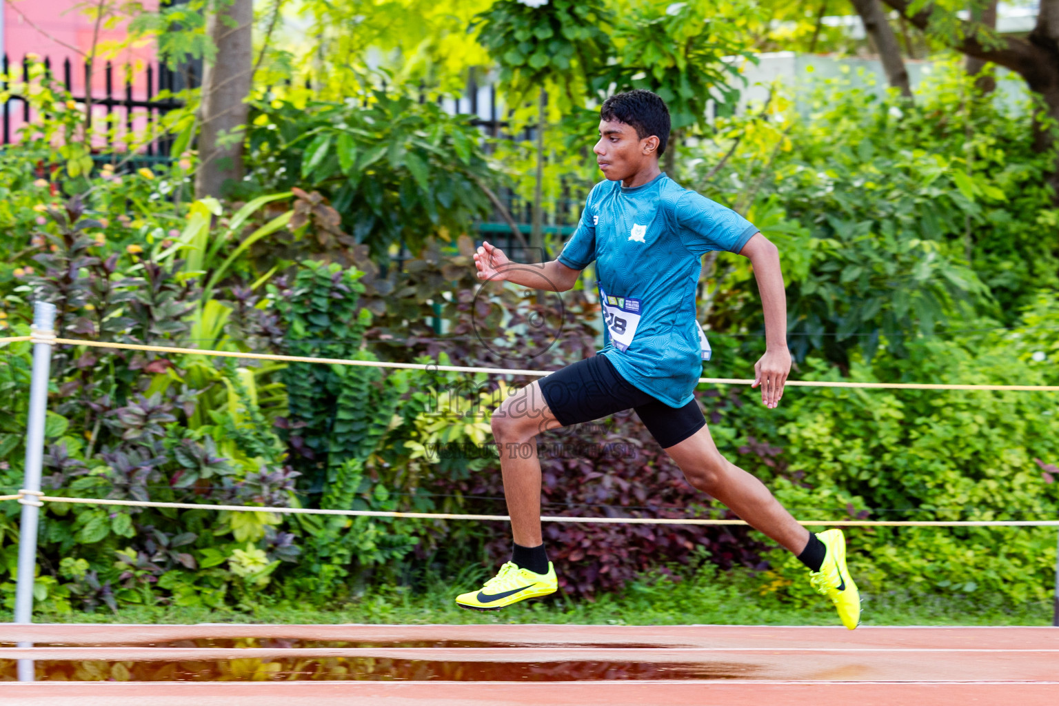 Day 2 of MWSC Interschool Athletics Championships 2024 held in Hulhumale Running Track, Hulhumale, Maldives on Sunday, 10th November 2024. 
Photos by:  Hassan Simah / Images.mv