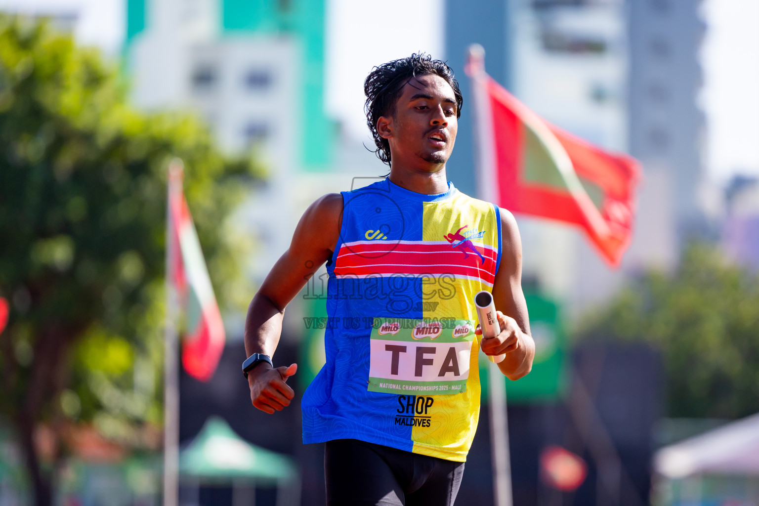 Day 3 of National Athletics Championship 2025 was held at Ekuveni Running Ground in Male', Maldives on Saturday, 16th August 2025. Photos: Nausham Waheed / images.mv