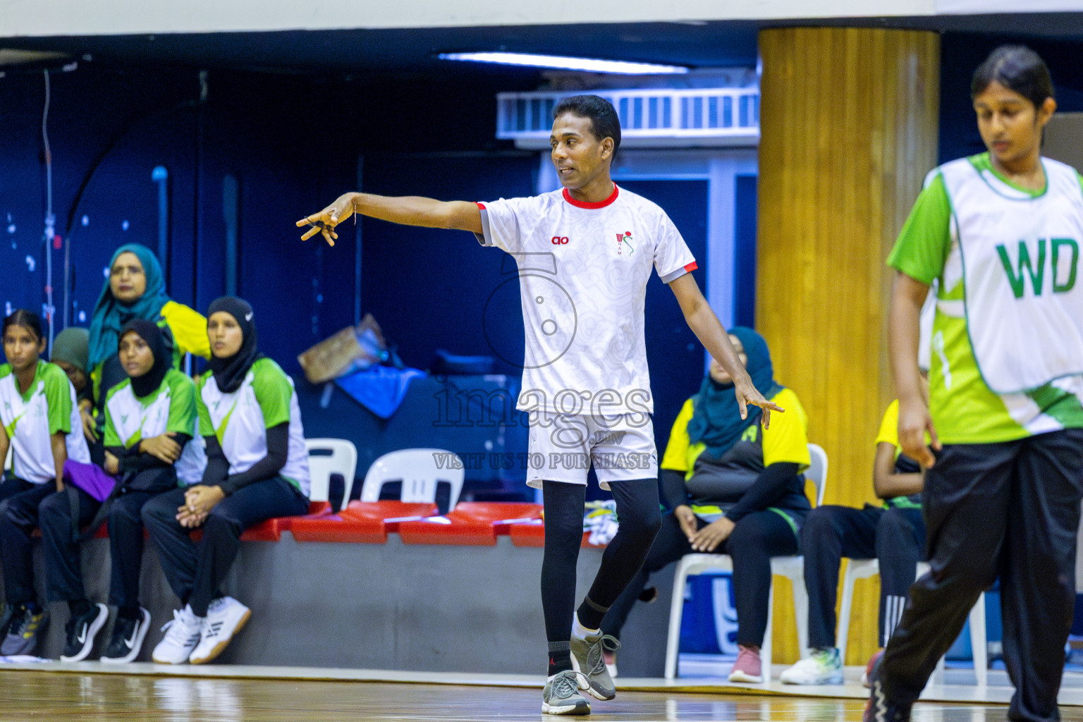 Day 3 of Inter-School Netball Tournament 2025 was held in Social Center Indoor Hall on Monday, 20th October 2025. Photos: Ismail Thoriq / images.mv