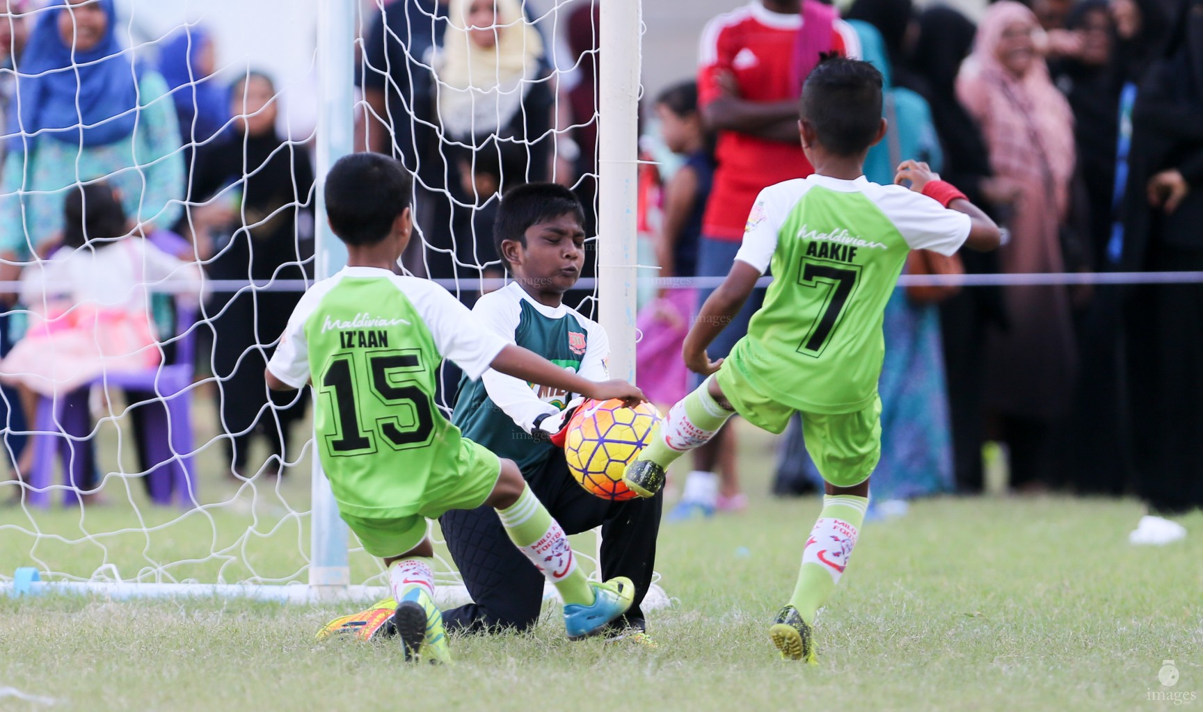 Day 3 of Milo Kids Football Fiesta in Male', Maldives, Friday, October. 13, 2016 (Images.mv Photo/ Abdullah Sham).