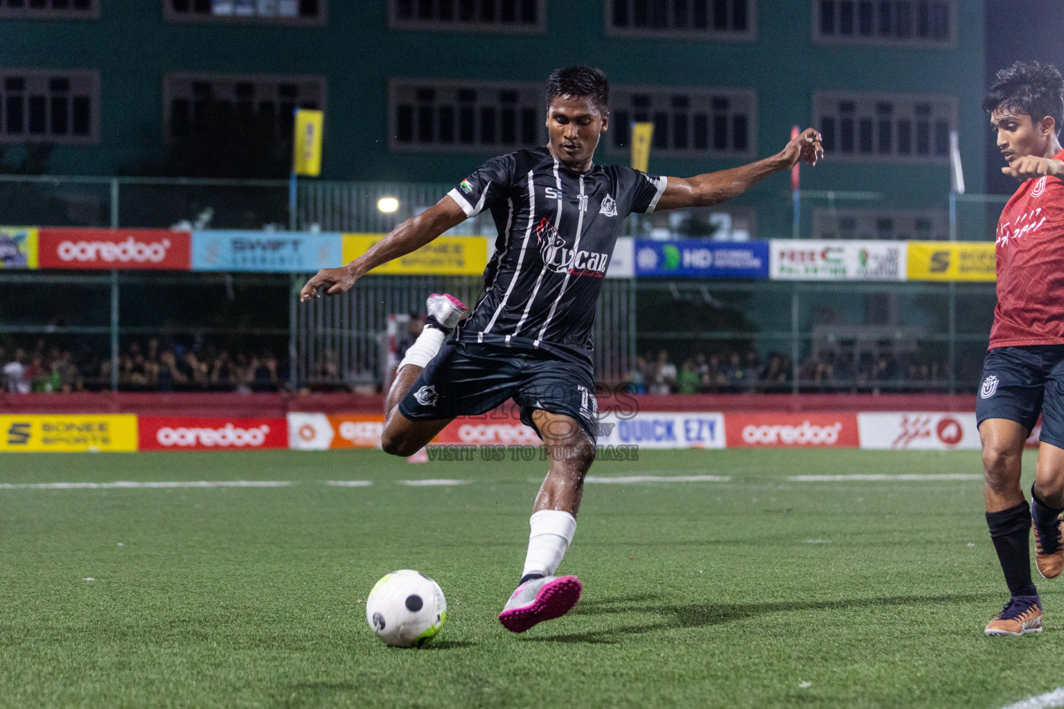 HDh Nolhivaran vs HDh Nolhivaranfaru in Day 18 of Golden Futsal Challenge 2024 was held on Thursday, 1st February 2024, in Hulhumale', Maldives Photos: Nausham Waheed, / images.mv