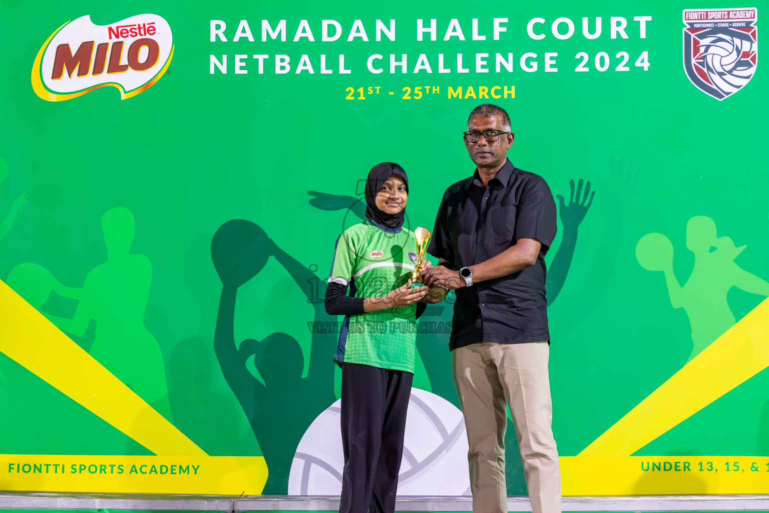 Finals of Milo Ramadan Half Court Netball Challenge on 24th March 2024, held in Central Park, Hulhumale, Male', Maldives
Photos: Ismail Thoriq / imagesmv