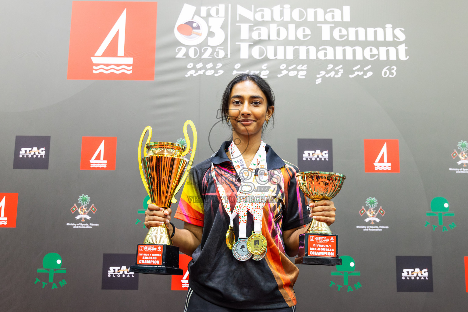 Day 6 of BML 63rd National Table Tennis Tournament 2025 was held on Saturday, 30th August 2025 in Male' TT Hall, Male', Maldives.
Photos: Ismail Thoriq / images.mv