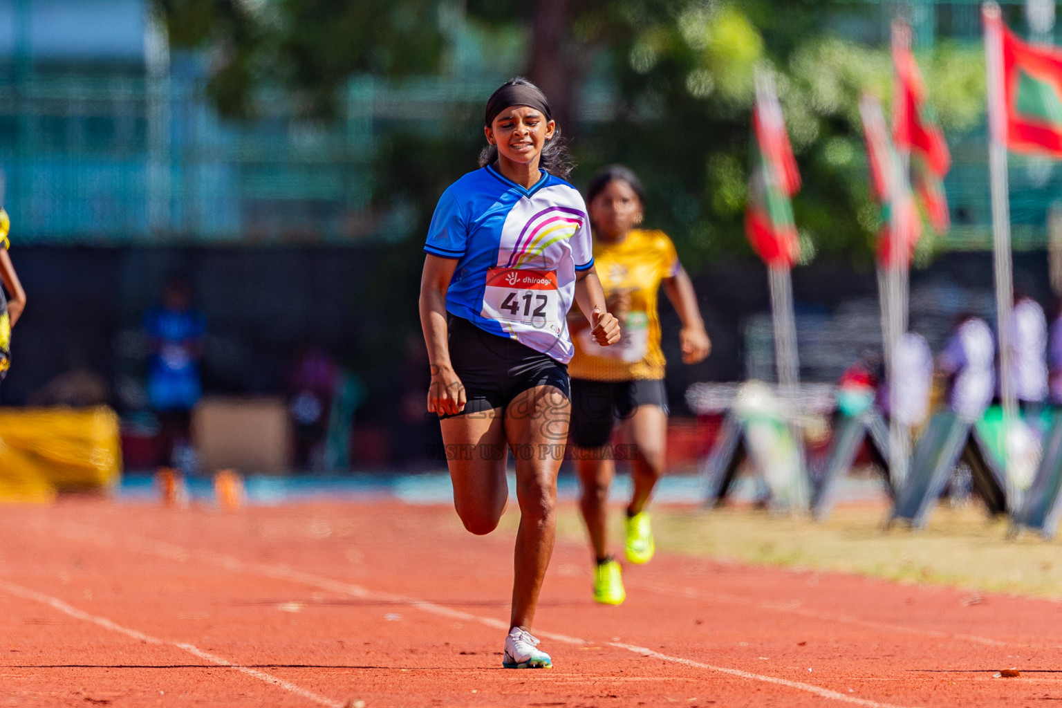 Day 1 of Inter-school Athletics Championship 2025 held in Ekuveni Synthetic Track, Male', Maldives on Monday, 06th October 2025. Photos by: Areef Adam  / Images.mv
