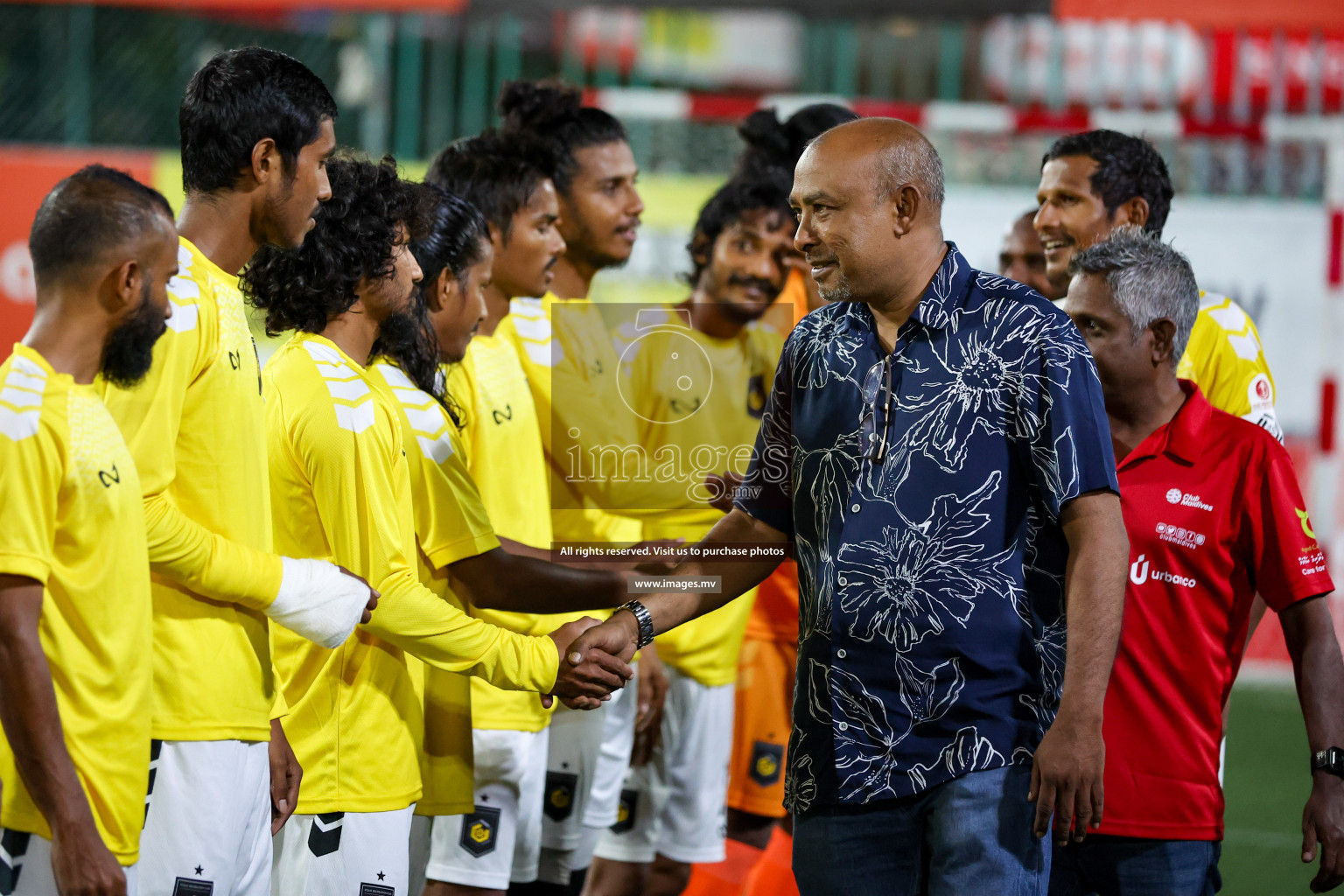 RRC vs Customs RC in Club Maldives Cup 2023 held in Hulhumale, Maldives, on Tuesday, 18th July 2023 Photos: Hassan Simah / images.mv