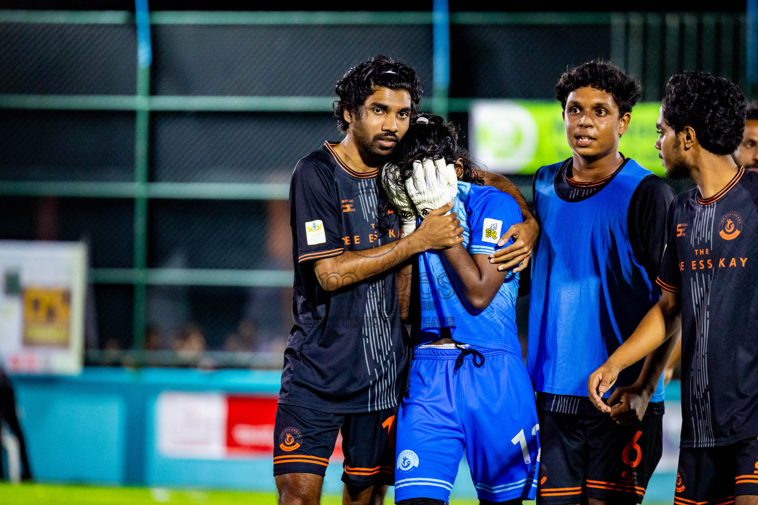 Dee Ess Kay vs Fools SC in Day 3 of Laamehi Dhiggaru Ekuveri Futsal Challenge 2024 was held on Sunday, 28th July 2024, at Dhiggaru Futsal Ground, Dhiggaru, Maldives Photos: Nausham Waheed / images.mv