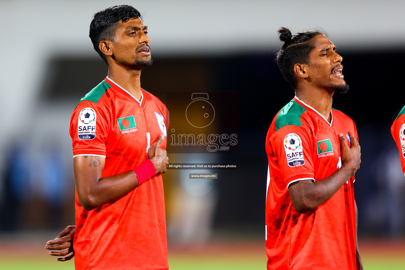 Bhutan vs Bangladesh in SAFF Championship 2023 held in Sree Kanteerava Stadium, Bengaluru, India, on Wednesday, 28th June 2023. Photos: Nausham Waheed, Hassan Simah / images.mv