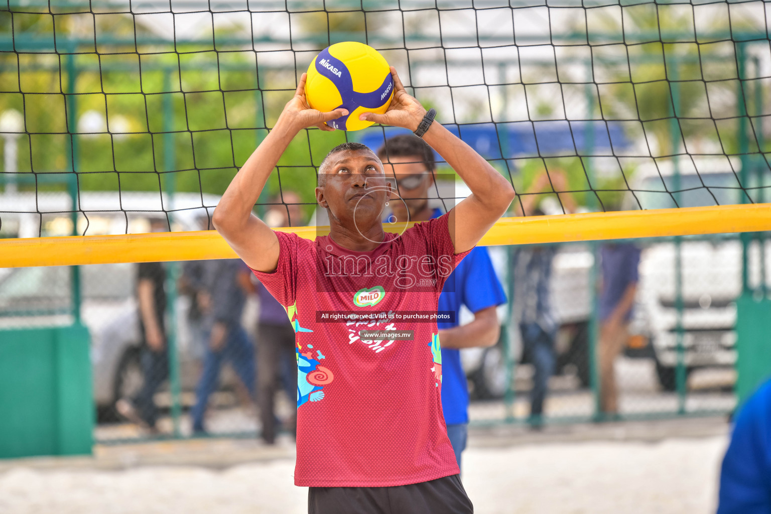 Vollyball players trainning session with Giba Photos by Nausham waheed