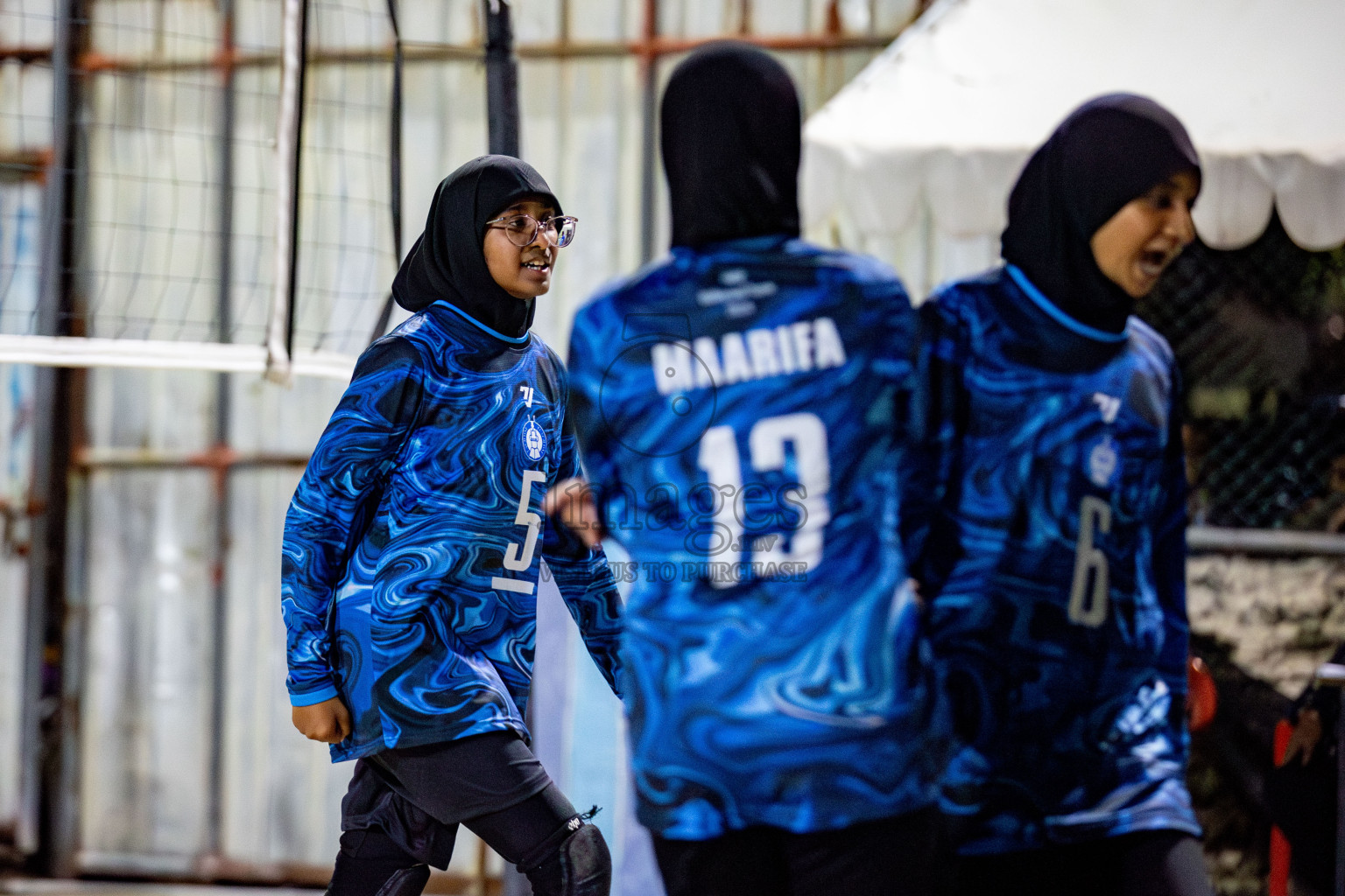 U19 Male and Atoll Girl's Finals in Day 9 of Interschool Volleyball Tournament 2024 was held in ABC Court at Male', Maldives on Saturday, 30th November 2024. Photos: Hassan Simah / images.mv