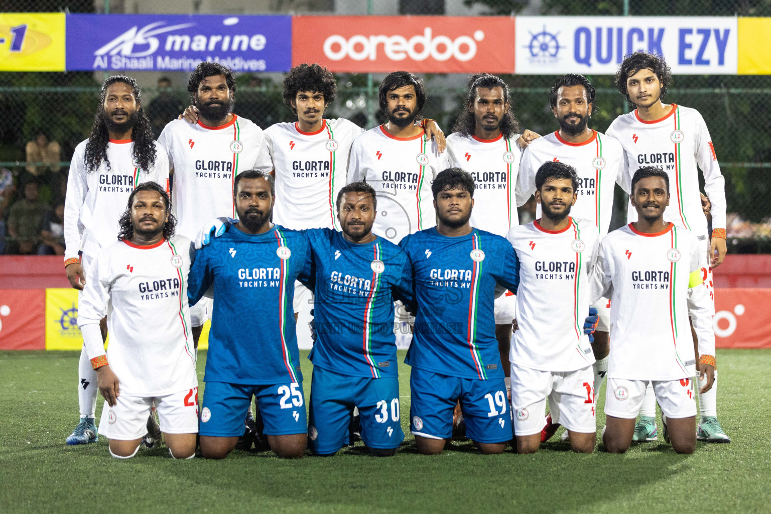 L Isdhoo vs L Mundoo in Day 20 of Golden Futsal Challenge 2024 was held on Saturday , 3rd February 2024 in Hulhumale', Maldives Photos: Nausham Waheed / images.mv