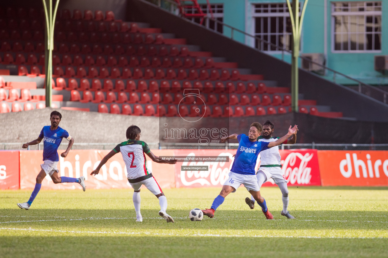 Da Grande SC vs Nilandhoo in Dhiraagu Dhivehi Premier League held in Male', Maldives on 03rd January 2019 Photos: Suadh Abdul Sattar /images.mv