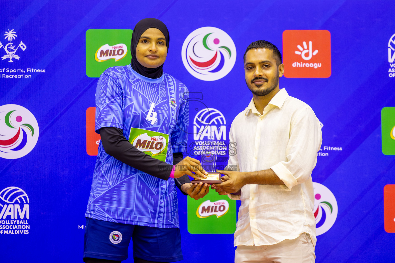 Police Club vs Club Wamco in the Final of Women's Division of VAM Cup 2025 held in Male', Maldives on Thursdsay, 17th April 2025 at Social Center Indoor Hall Photos By: Nausham Waheed / images.mv