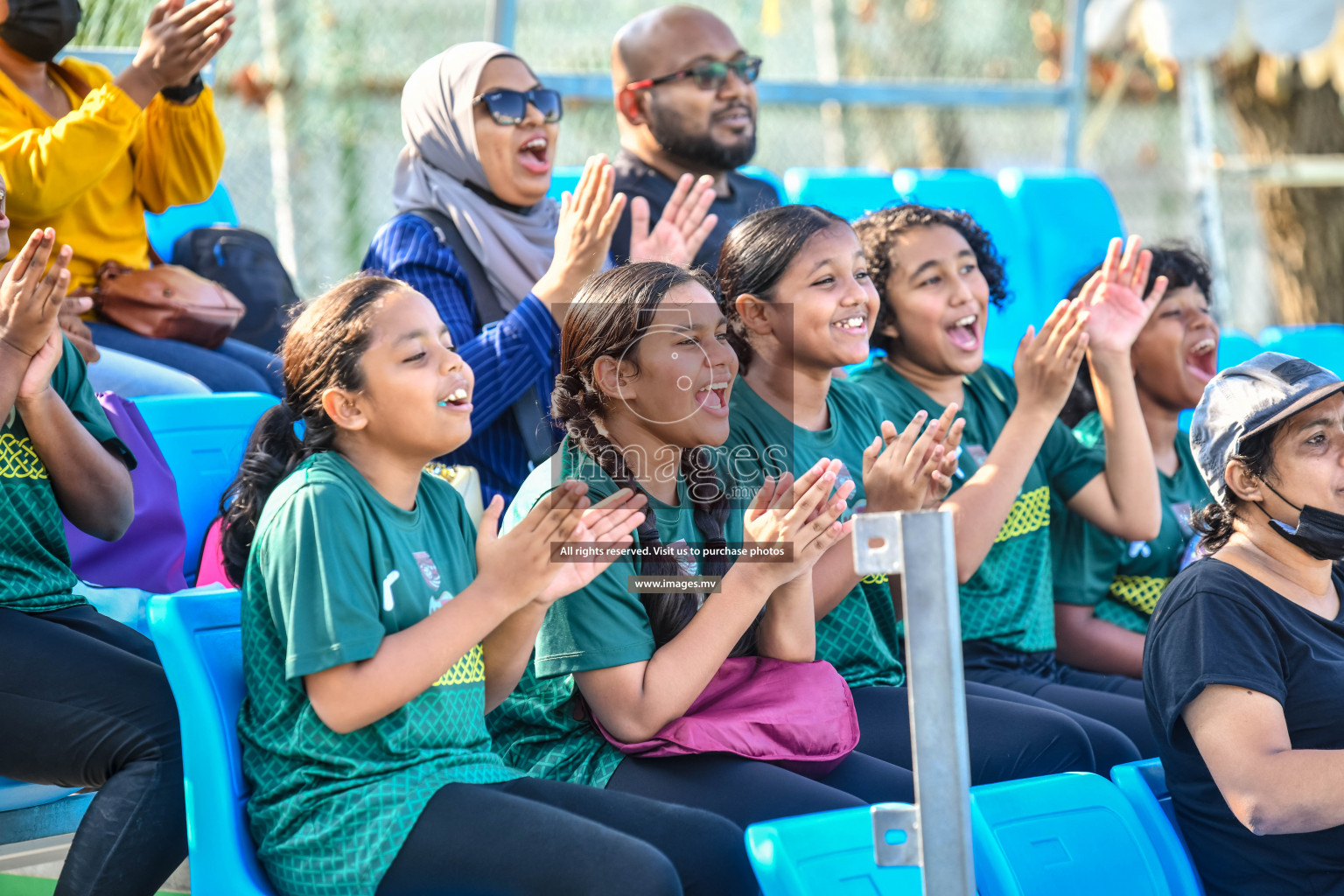 Day 8 of Junior Netball Championship 2022 on 11th March 2022 held in Male', Maldives. Photos by Nausham Waheed