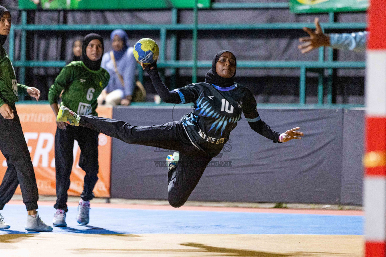 Day 20 of 10th National Handball Tournament 2023, held in Handball ground, Male', Maldives on Wednesday, 20th December 2023 Photos: Nausham Waheed/ Images.mv