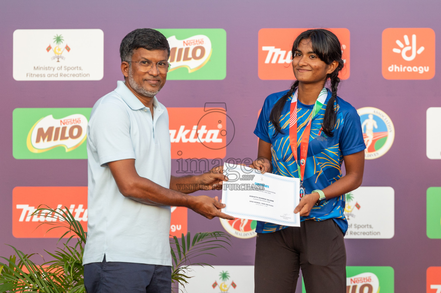 Day 1 of 33rd National Athletics Championship was held in Ekuveni Track at Male', Maldives on Thursday, 5th September 2024. Photos: Shuu Abdul Sattar / images.mv