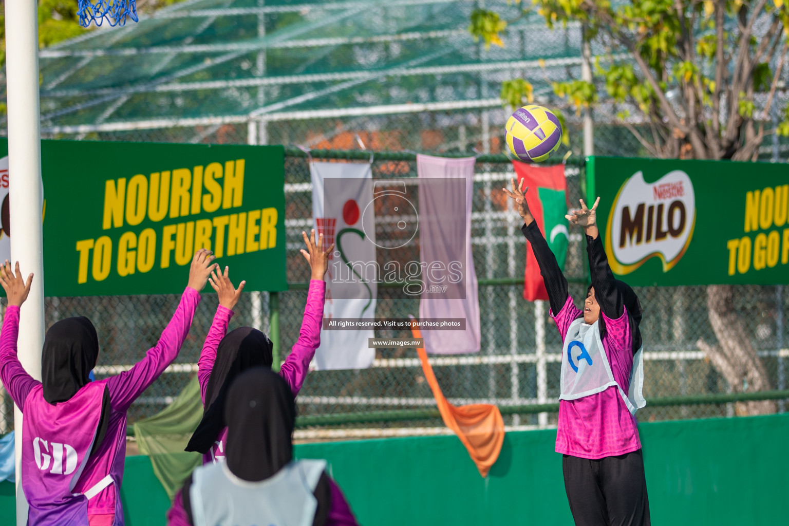 Day 7 of Junior Netball Championship 2022 on 11th March 2022 held in Male', Maldives. Photos by Nausham Waheed & Hassan Simah