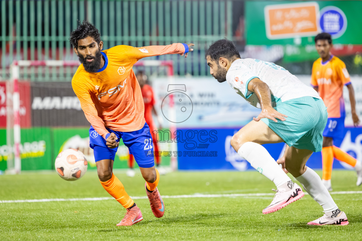 MPL vs Team FSM in Day 14 of Club Maldives Cup 2025 was held in Rehendhi Futsal Ground, Hulhumale', Maldives on Tuesday, 14th October 2025. Photos: Mohamed Mahfooz Moosa / images.mv