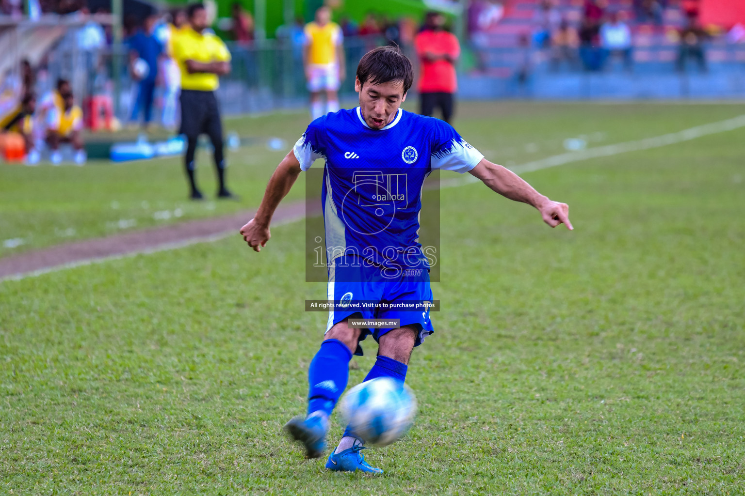 Buru Sports Club vs New Radiant Sports Club in the 2nd Division 2022 on 14th Aug 2022, held in National Football Stadium, Male', Maldives Photos: Nausham Waheed / Images.mv