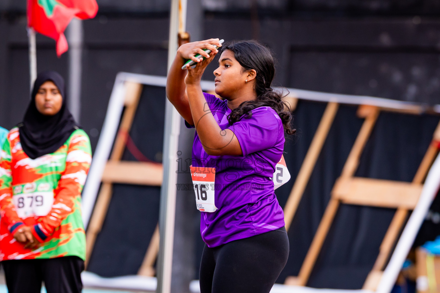 Day 6 of Inter-school Athletics Championship 2025 held in Ekuveni Synthetic Track, Male', Maldives on Sunday, 12th October 2025. Photos by: Nausham Waheed / Images.mv