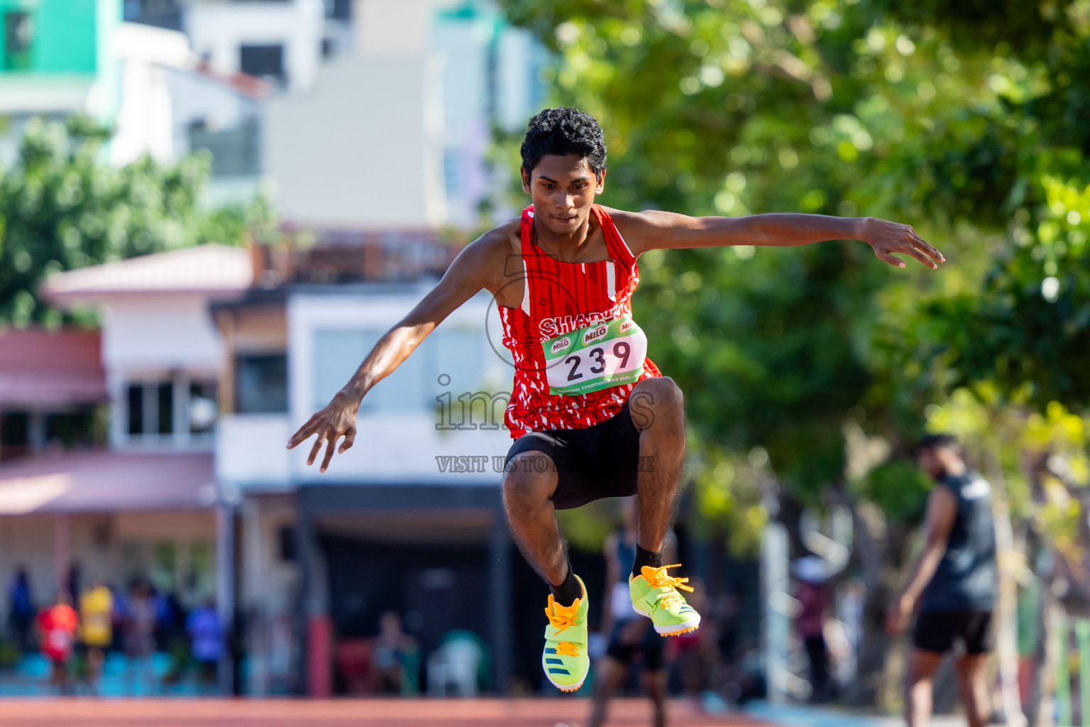 Day 1 of 33rd National Athletics Championship was held in Ekuveni Track at Male', Maldives on Thursday, 5th September 2024. Photos: Nausham Waheed / images.mv