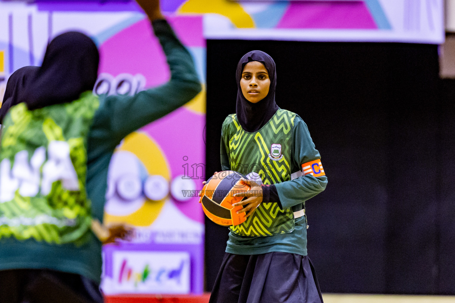 Day 7 of 25th Inter-School Netball Tournament was held in Social Center at Male', Maldives on Saturday, 17th August 2024. Photos: Nausham Waheed / images.mv