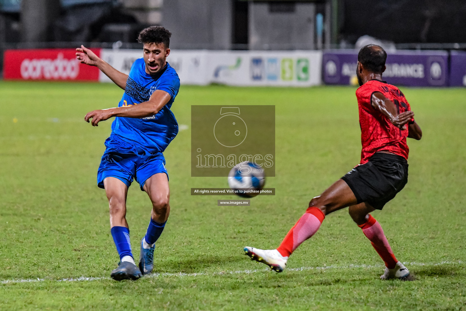 CLUB Teenage  vs Kuda henveiru united  in the 2nd Division 2022 on 14th Aug 2022, held in National Football Stadium, Male', Maldives Photos: Nausham Waheed / Images.mv