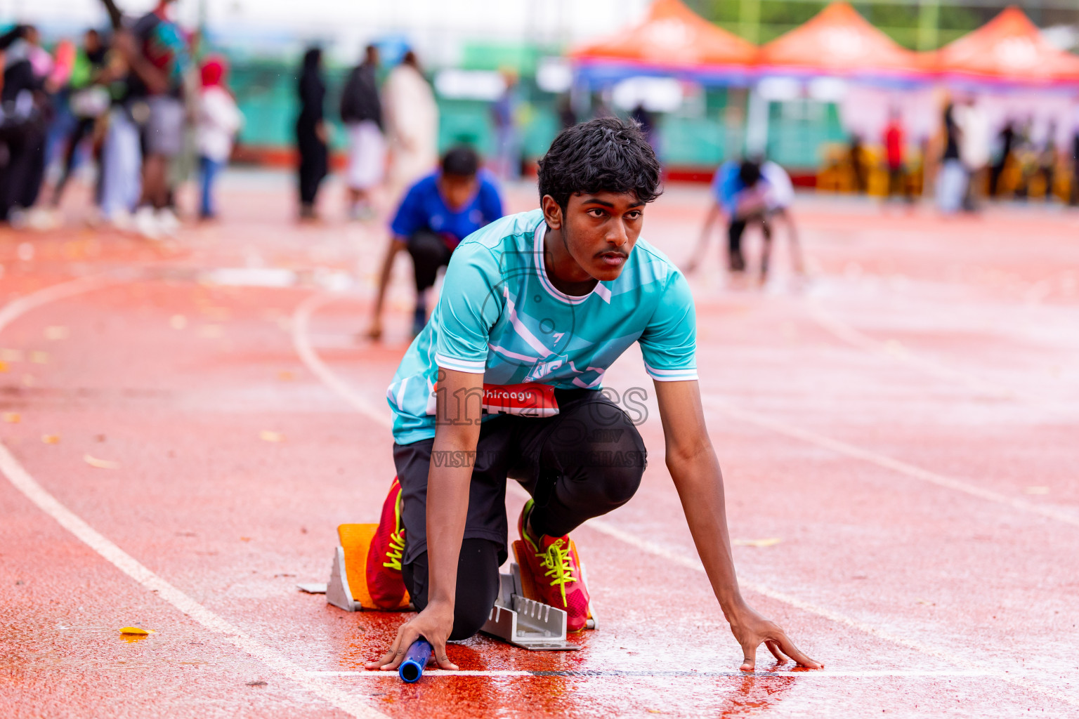 Day 6 of Inter-school Athletics Championship 2025 held in Ekuveni Synthetic Track, Male', Maldives on Sunday, 12th October 2025. Photos by: Nausham Waheed / Images.mv