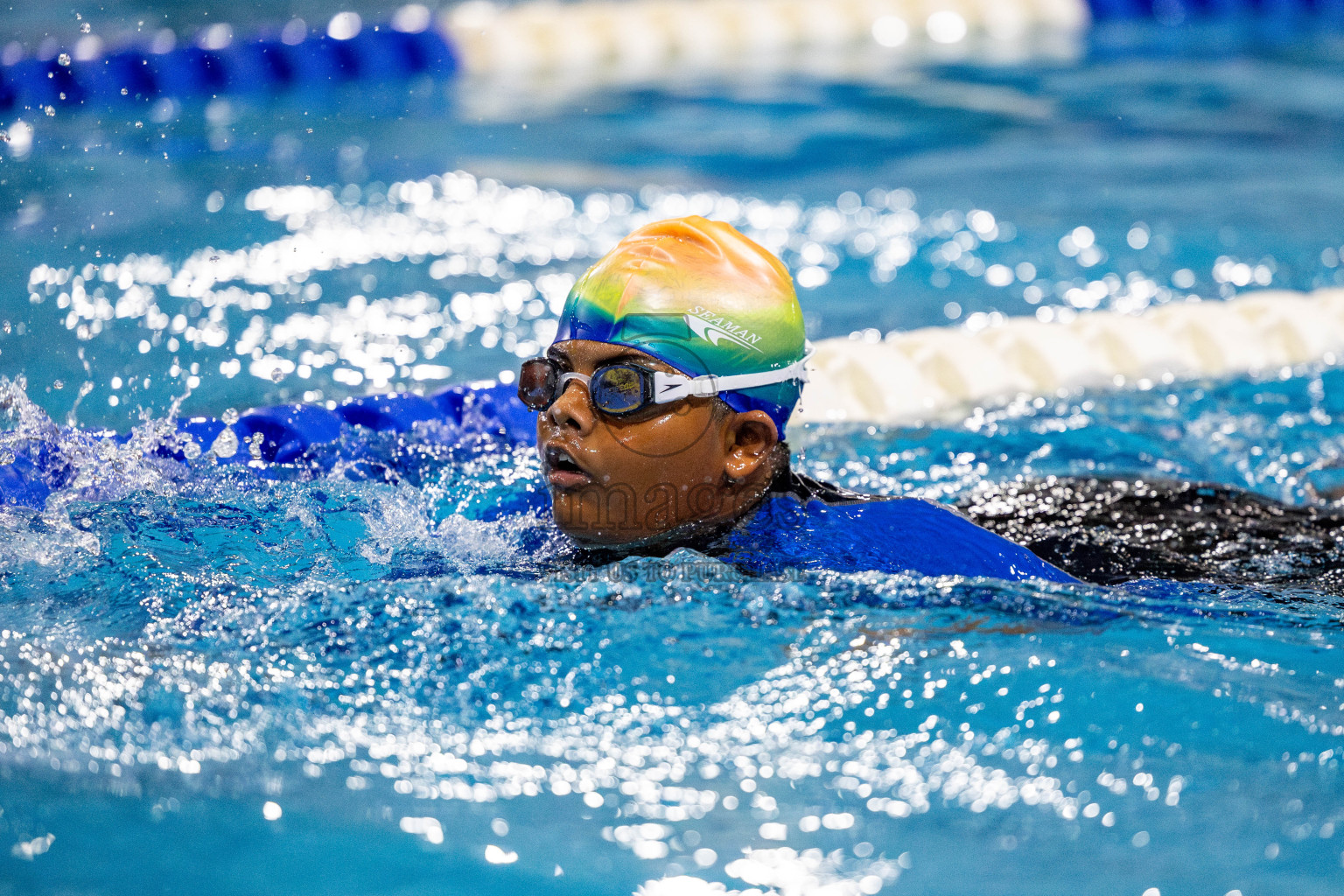 Day 4 of BML 5th National Swimming Kids Festival 2024 held in Hulhumale', Maldives on Thursday, 21st November 2024. Photos: Nausham Waheed / images.mv