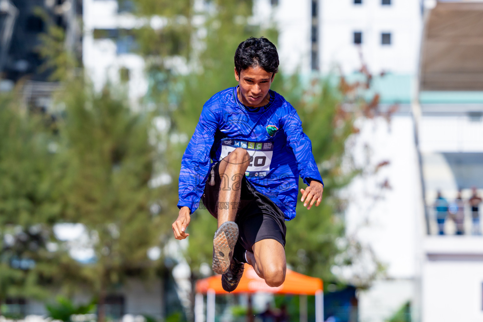 Day 4 of MWSC Interschool Athletics Championships 2024 held in Hulhumale Running Track, Hulhumale, Maldives on Tuesday, 12th November 2024. Photos by: Nausham Waheed / Images.mv