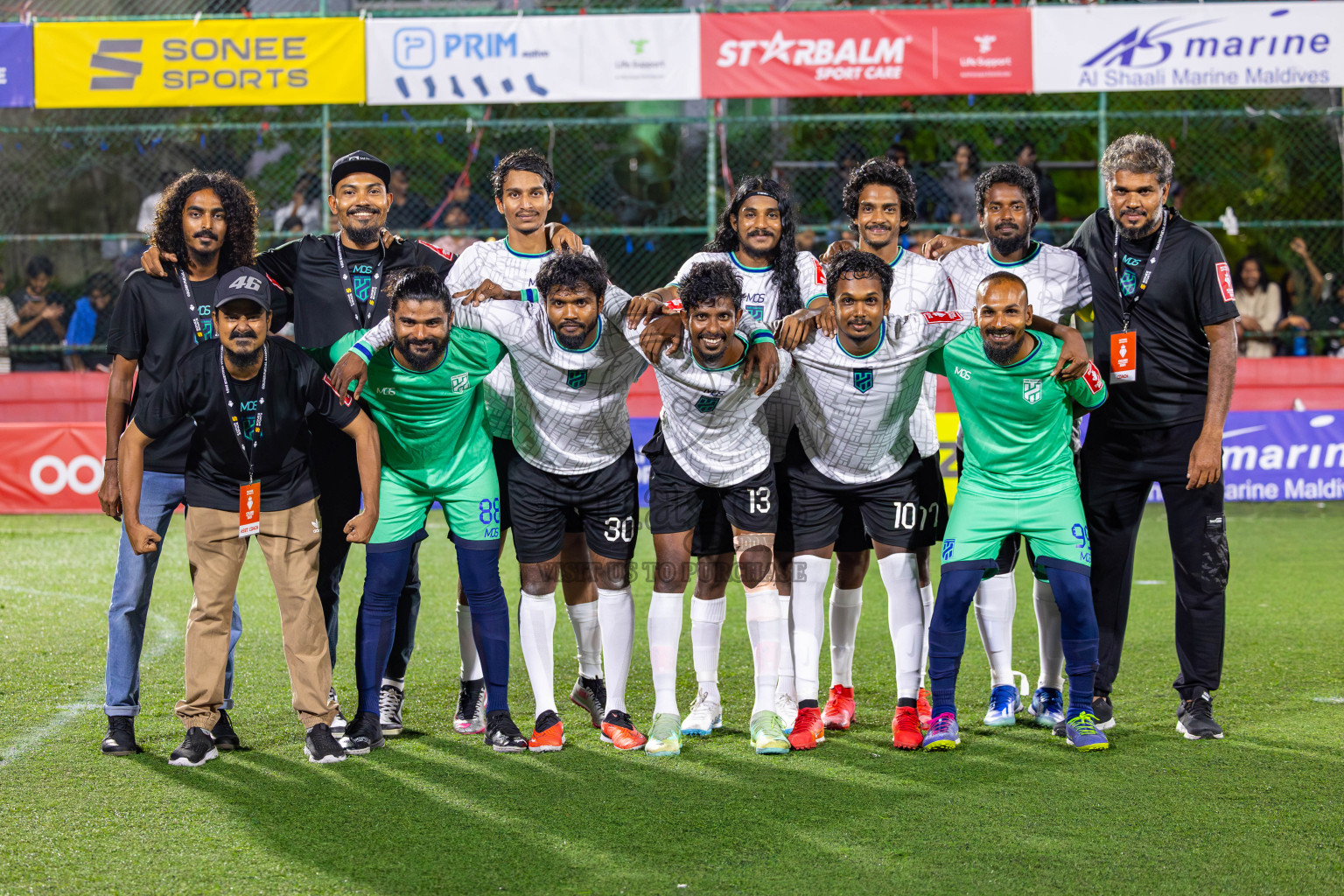 Vilimale vs Hulhumale on Day 34 of Golden Futsal Challenge 2024 was held on Monday, 19th February 2024, in Hulhumale', Maldives
Photos: Mohamed Mahfooz Moosa / images.mv