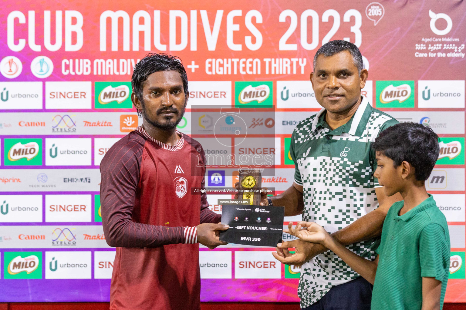 President's Office SC vs Club 220 in Club Maldives Cup Classic 2023 held in Hulhumale, Maldives, on Monday, 24th July 2023. Photos: Ismail Thoriq / images.mv