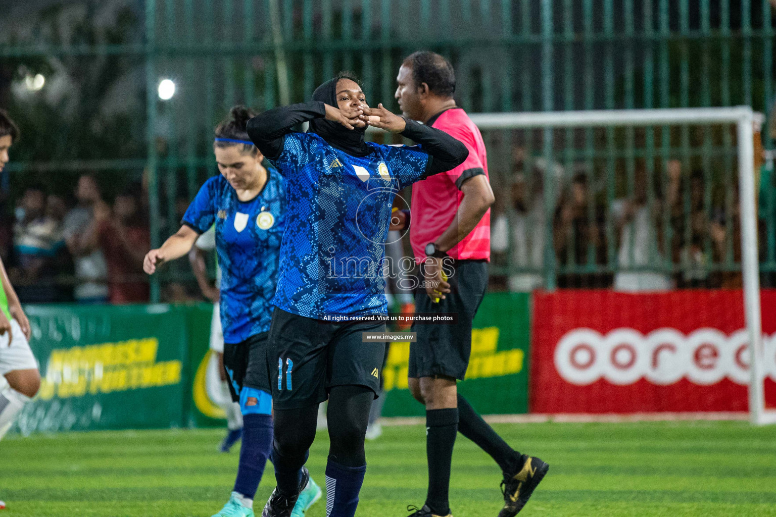 orts Limited vs WAMCO - in the Finals 18/30 Women's Futsal Fiesta 2021 held in Hulhumale, Maldives on 18 December 2021. Photos by Shuu Abdul Sattar