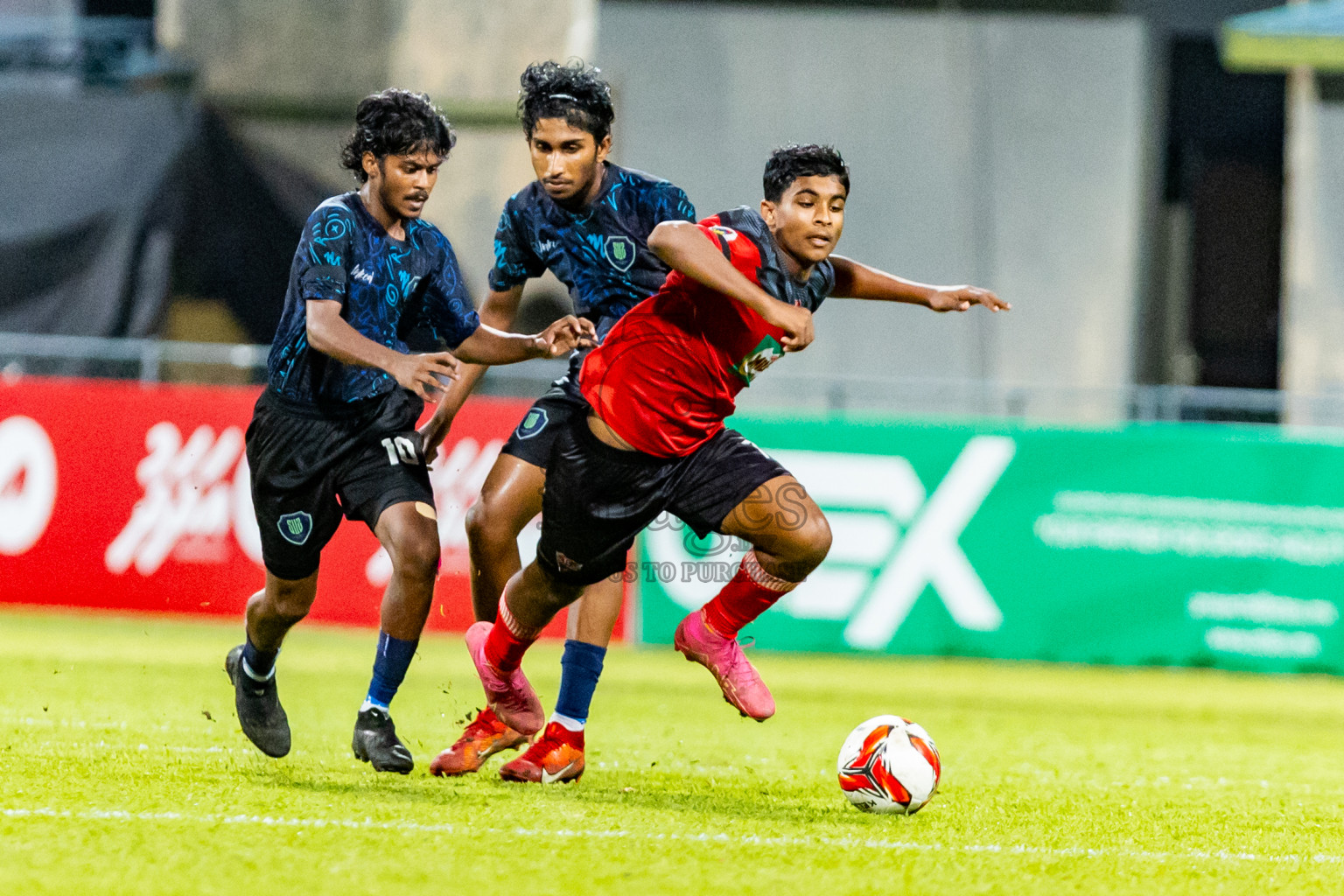 Super United Sports vs TC Sports Club in the Final of Under 19 Youth Championship 2024 was held at National Stadium in Male', Maldives on Monday, 1st July 2024. Photos: Nausham Waheed / images.mv