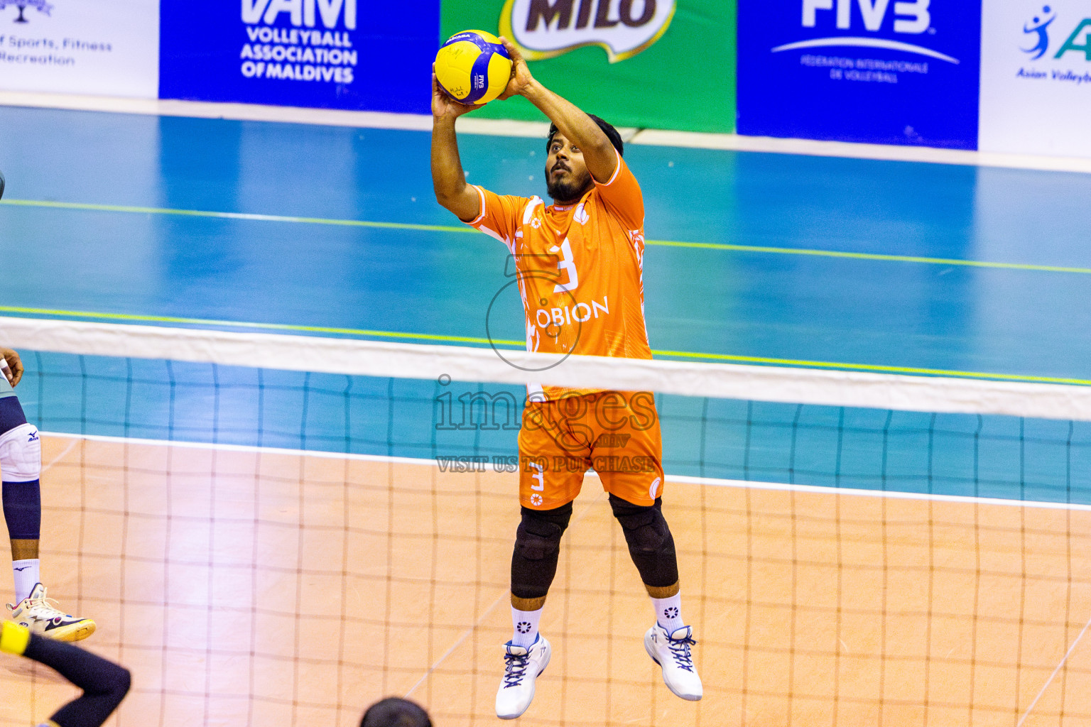 Dhivehi Sifainge Club vs Club HDC in the Final of MILO VAM Cup 2025 held in Male', Maldives on Wednesday, 2nd July 2025 at Social Center Indoor Hall Photos By: Nausham Waheed / images.mv