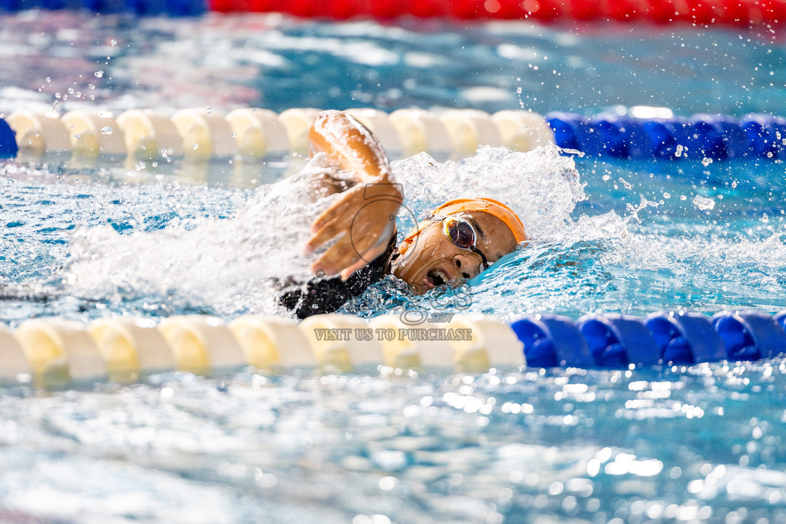 Day 6 of National Swimming Competition 2024 held in Hulhumale', Maldives on Wednesday, 18th December 2024. 
Photos: Hassan Simah / images.mv