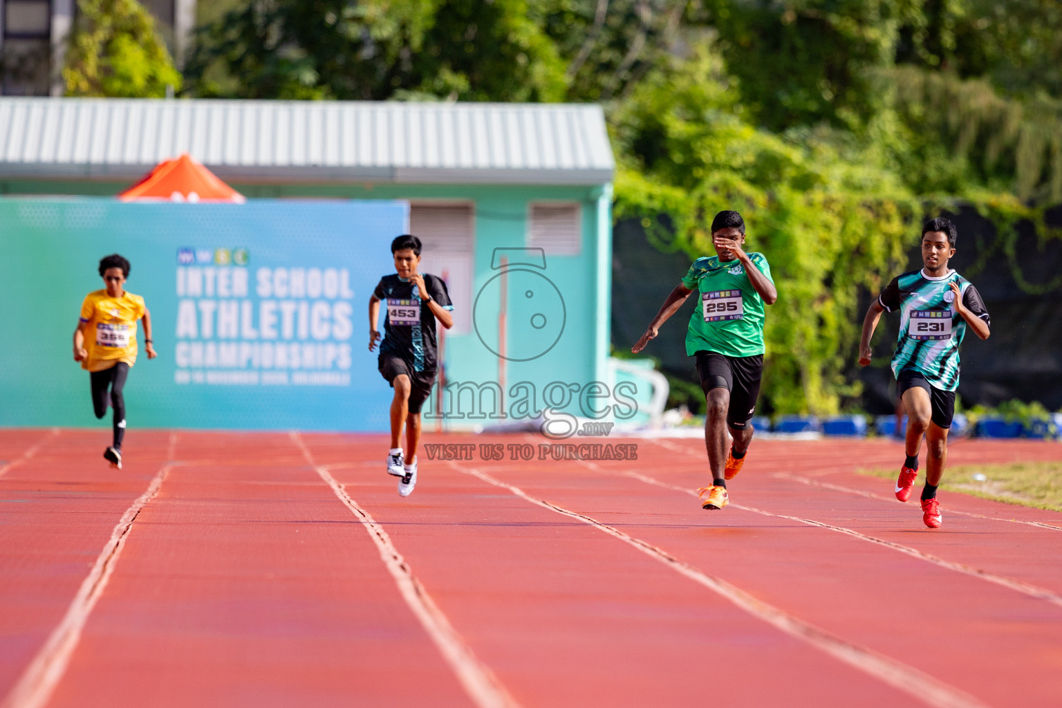 Day 3 of MWSC Interschool Athletics Championships 2024 held in Hulhumale Running Track, Hulhumale, Maldives on Monday, 11th November 2024. 
Photos by: Hassan Simah / Images.mv