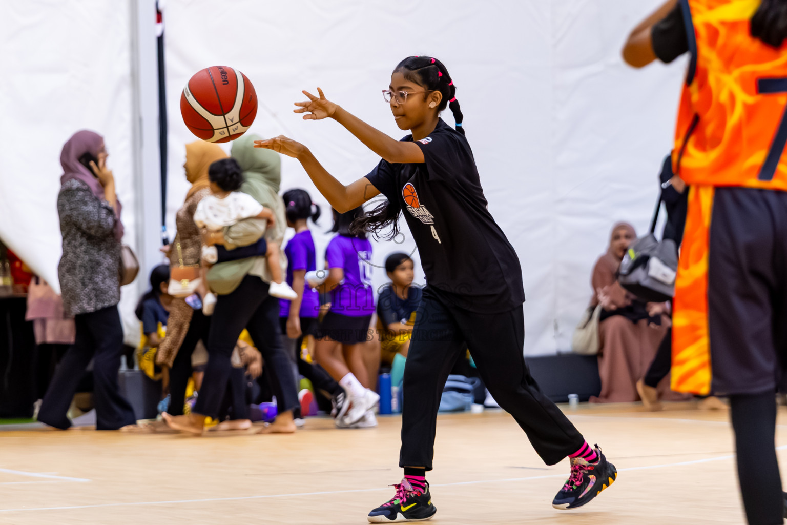 Day 3 of Milo 5 x 5 Junior Challenge 2025 - Basketball tournament held in Basketball Training Center, Male', Maldives on Saturday, 11th October 2025. Photos by: Nausham Waheed, Hassan Simah / Images.mv