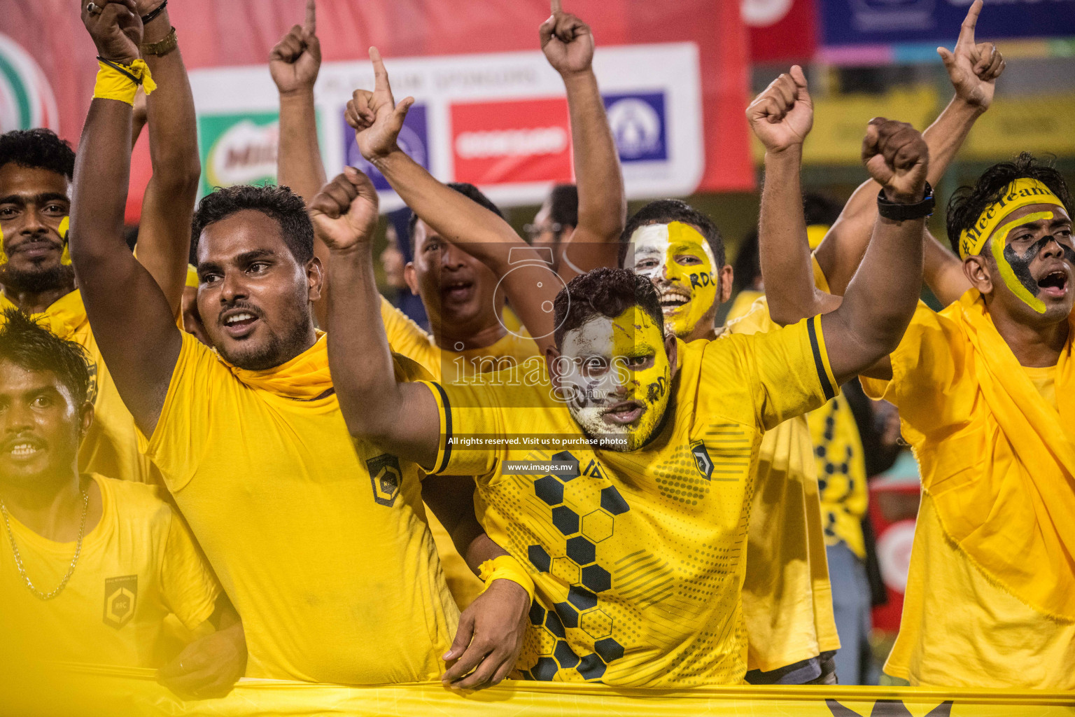 RRC Vs FSM in the Semi Finals of Club Maldives 2021 held in Hulhumale, Maldives on 19 December 2021. Photos: Nausham Waheed / images.mv