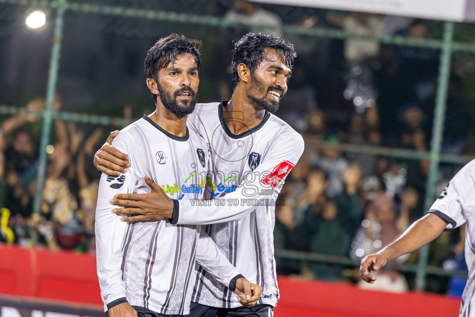 N Holhudhoo vs N Miladhoo in Noonu Atoll Final in Day 24 of Golden Futsal Challenge 2025 was held on Tuesday , 28th January 2025, in Hulhumale', Maldives. Photos: Ismail Thoriq / images.mv