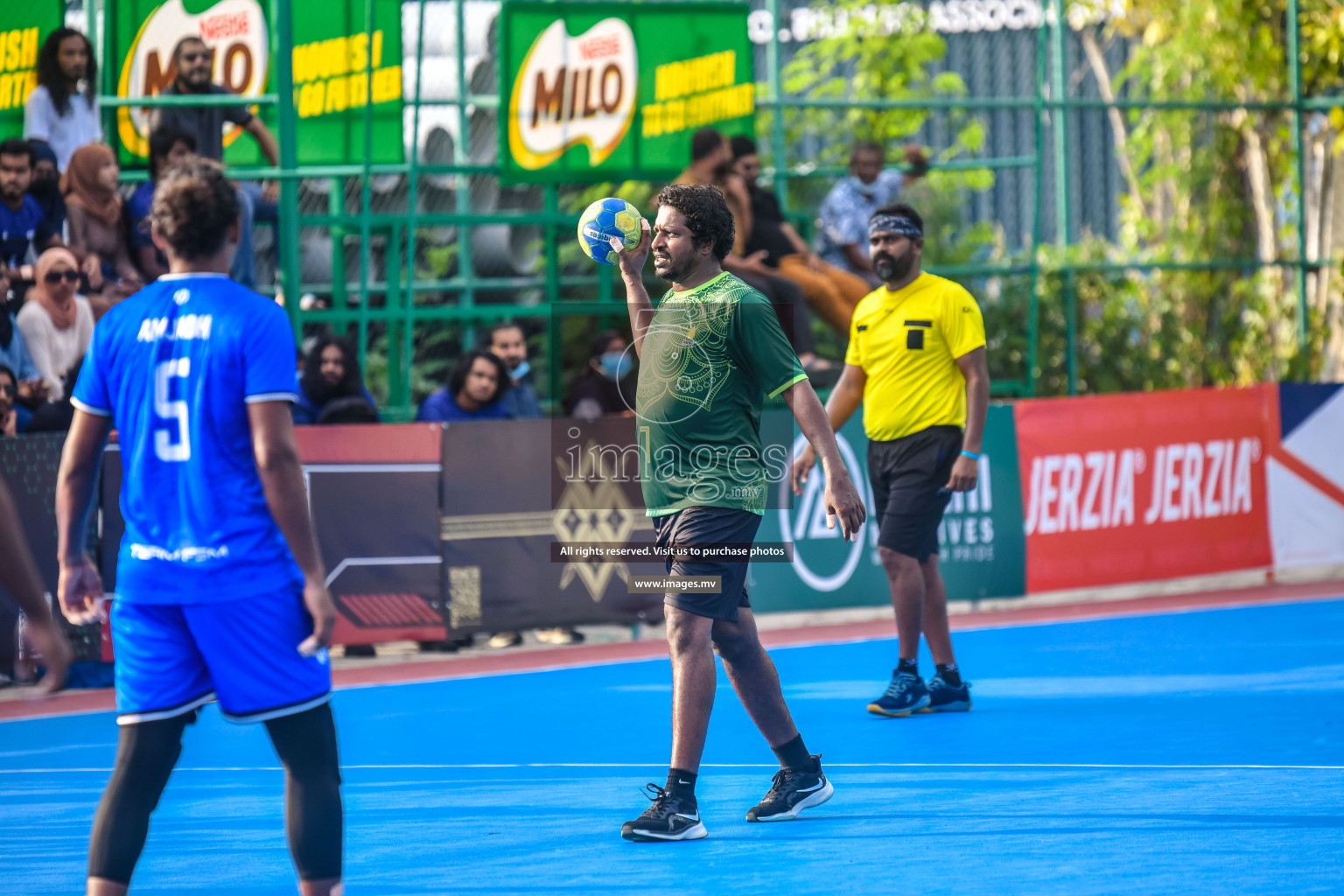 Day 11 of Milo 6th Inter Office Handball Tournament 2022 - Photos by Nausham Waheed