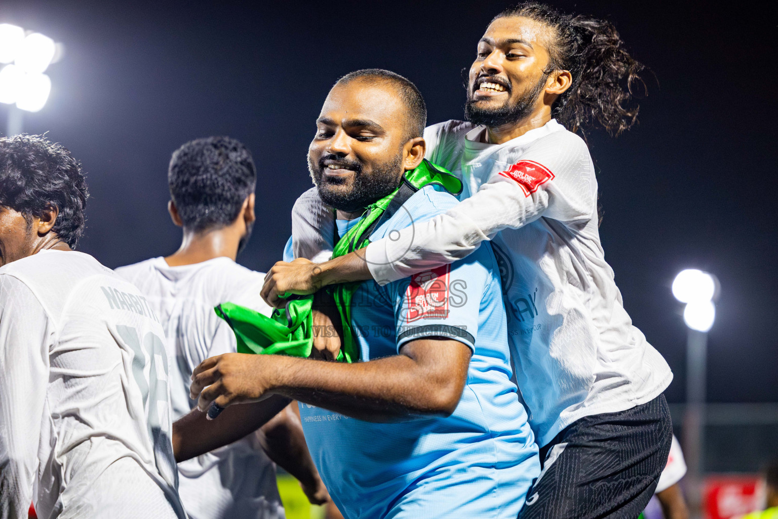 Th Omadhoo vs Th Thimarafushi in Day 18 of Golden Futsal Challenge 2025 was held on Wednesday, 22nd January 2025, in Hulhumale', Maldives. Photos: Nausham Waheed / images.mv