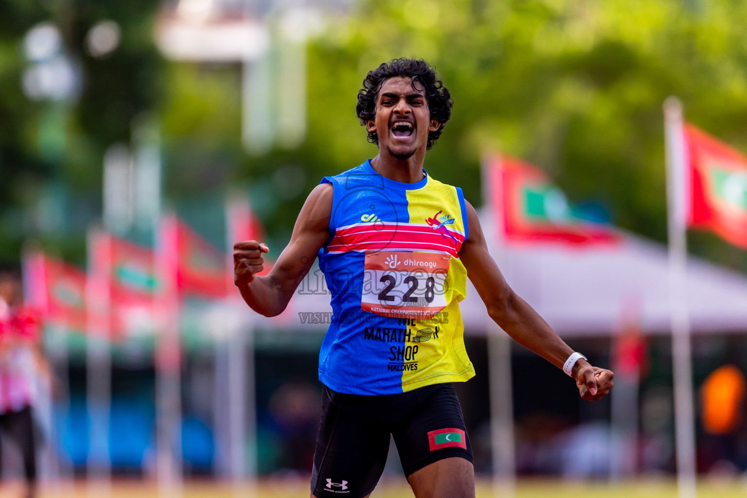 Day 3 of National Athletics Championship 2025 was held at Ekuveni Running Ground in Male', Maldives on Saturday, 16th August 2025. Photos: Nausham Waheed / images.mv