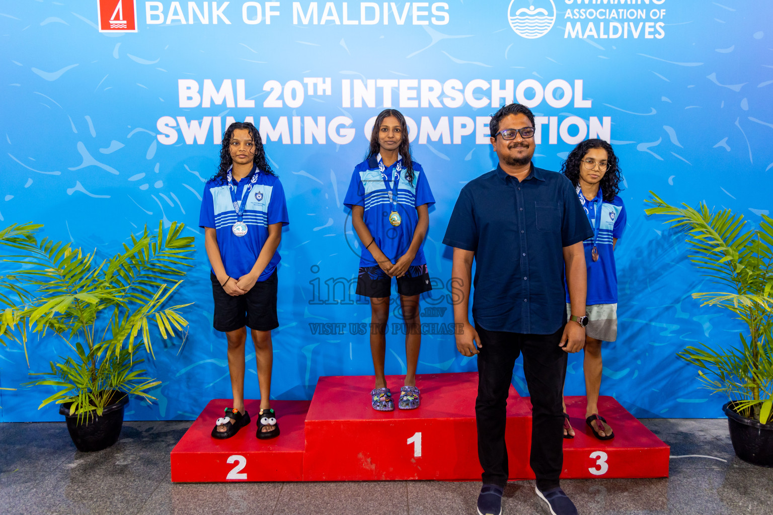 Day 5 of 20th Inter-school Swimming Competition 2024 held in Hulhumale', Maldives on Wednesday, 16th October 2024. Photos: Nausham Waheed / images.mv