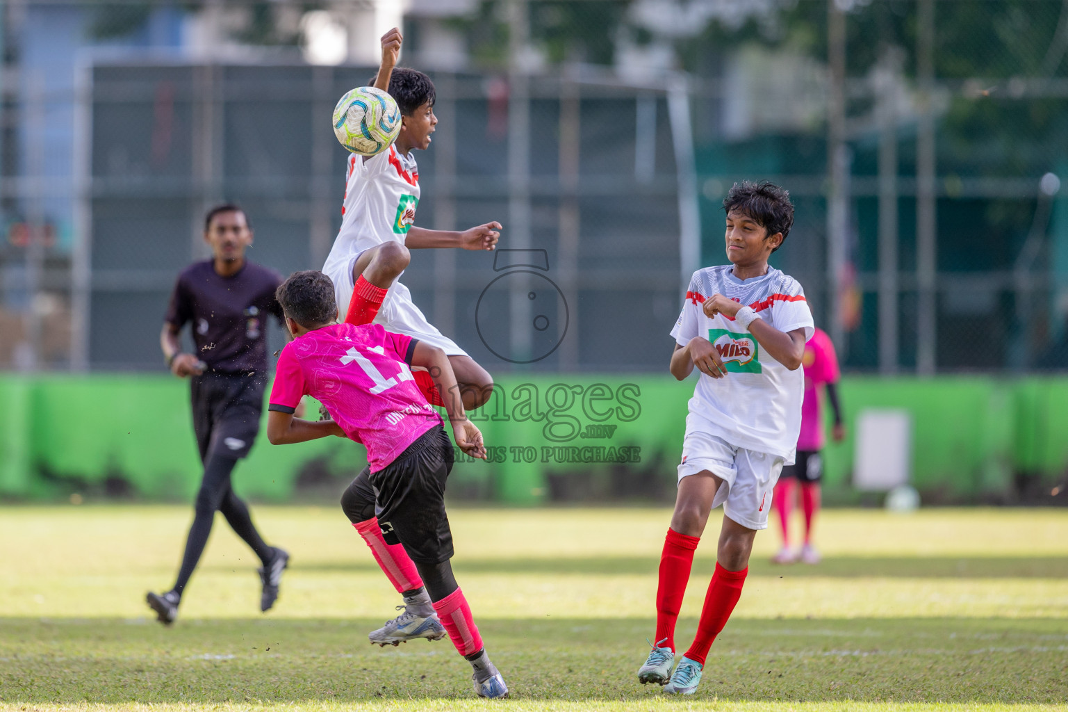 Dhivehi Youth League 2024 - Day 1. Matches held at Henveiru Stadium on 21st November 2024 , Thursday. Photos: Shuu Abdul Sattar/ Images.mv