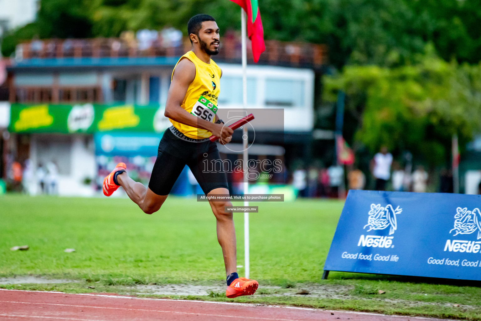 Day 2 of National Athletics Championship 2023 was held in Ekuveni Track at Male', Maldives on Friday, 24th November 2023. Photos: Hassan Simah / images.mv