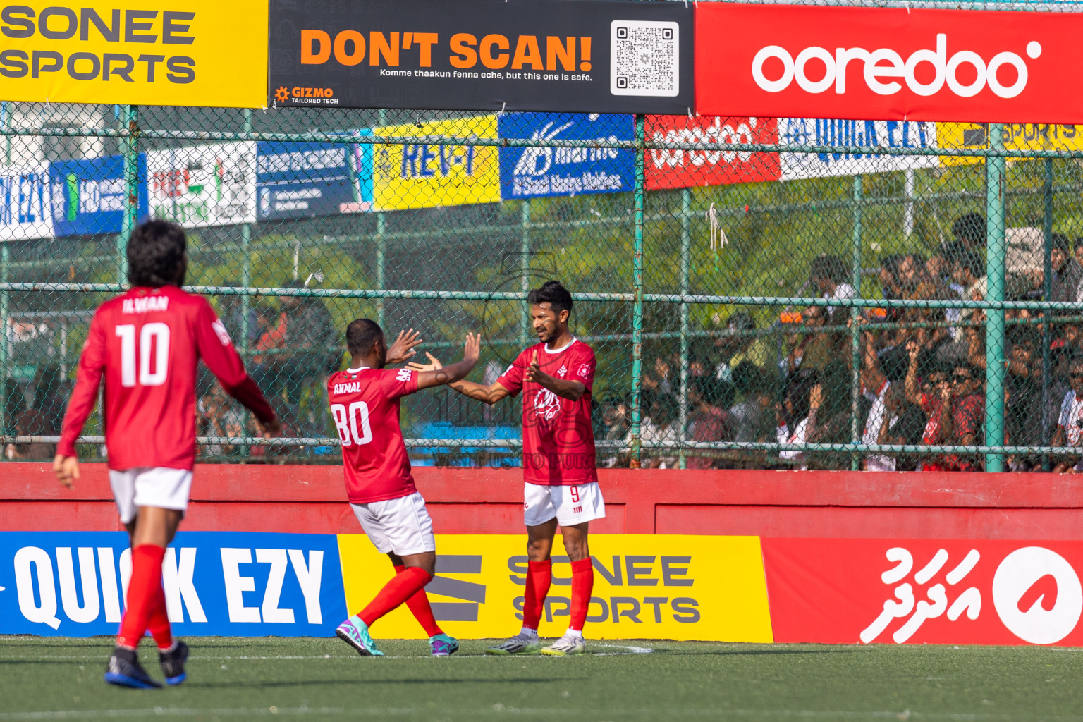 K Gaafaru vs K Kaashidhoo in Day 19 of Golden Futsal Challenge 2024 was held on Friday, 2nd February 2024, in Hulhumale', Maldives
Photos: Ismail Thoriq / images.mv